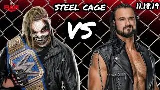 WWE DREW MCINTYRE VS THE FIEND BRAY WYATT STEEL CAGE RAW DARK MATCH 11/18/19