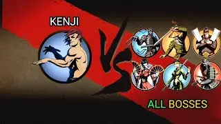 KENJI VS ALL BOSSES👊👊। SHADOW FIGHT 2। ( all bosses )।