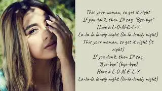 Fifth Harmony - Lonely Night - Lyrics