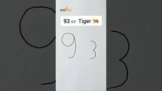 How to draw Tiger | Easy Tiger drawing | Tiger drawing easy | Drawing | #art #shorts #drawing