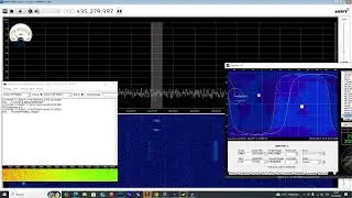 Monitor-3 satelite. Pass over Costa Rica. Telemetry decode