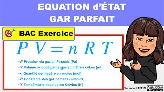 EQUATION d'ETAT GAZ PARFAIT / exercice / bac