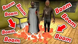 Grandpa Granny VS 100 Gasoline Can 🔥 Granny Chapter 2 Funny Moments -Part 1