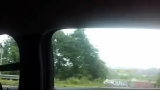 Me filming in The car in Stanmore on The A41 road