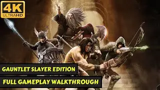 Gauntlet Slayer Edition - Full Gameplay Walkthrough Movie - No Commentary - 4K