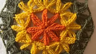 The Flower of Life Sweater Crochet Pattern Rounds 1-6 @elgacrafts