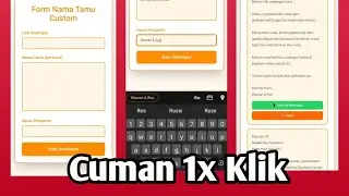 Cara Generate Nama Tamu Custom Untuk Undangan Website Cuma 1x KLIK, Beres