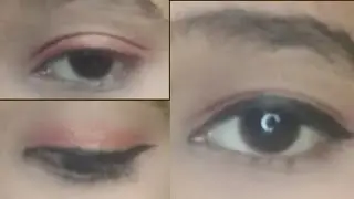 Very Easy & Simple Soft Glitter Eye Makeup | Create Attractive Eyeliner makeup | STEP BY STEP GUIDE
