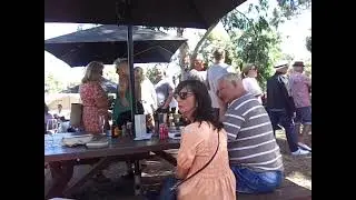 Arcobar Australia Day 2023 - The drinks queue outside.'
