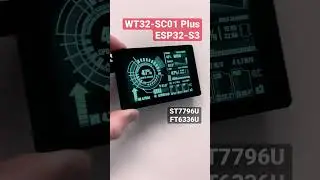 ESP32-S3 [WT32-SC01 Plus] #esp32 #thatproject