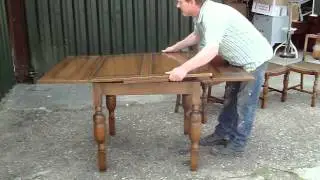Vintage Oak Table and chairs Forties / Retro