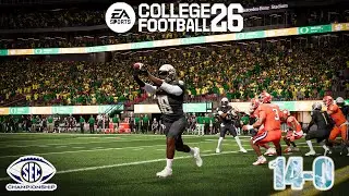 The SEC Championship Turned Into a SHOOTOUT! Oregon vs Clemson - College Football 26 Online Dynasty