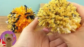 Pompom til Vinterhue | Super Nem Gør Get Selv Opskrift | Winter uld projekter