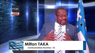 Milton Taka the IG spokesperson on SCBC TV with  powerful Message.