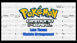 Ukulele Arrangment for Pok&eacute;mon Lake Theme from Diamond/Pearl/Platinum Sheet Music