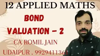 12 APPLIED MATHS BOND VALUATION - 2