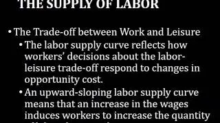 The Market for the Factors of Production