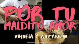 ‘Por Tu Maldito Amor’ Vihuela y Guitarron Tutorial
