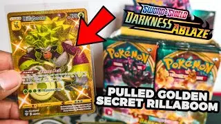 Вытащил ЗОЛОТО Риллабаум! Открываем коробку с бустерами Pokemon Darkness Ablaze!