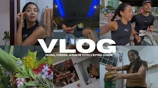 rotina na facul, faxina na nossa casa, corri 16km 🍫 criando 1º álbum de fotos 📸- vlog da semana