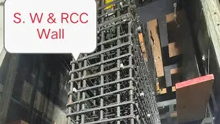 RCC wall & S. W || Columns of Steel /Reinforcement details A/c to  drawing