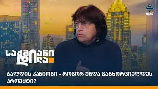ბალდის კანიონი - როგორ უნდა განხორციელდეს პროექტი?