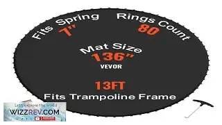 VEVOR Replacement Trampoline Mat Jumping Mat Fits 13ft Frame Universal Jumping Mat