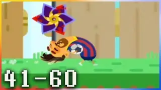 Run Sausage Run - Gamepla Walkthrough - Levels 41-60  ( no damage )