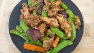 Chicken & Sugar snap Peas Stir Fry