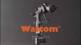 Pistola de retoque Ego Carbonio 1.0 Walcom - Aplica&ccedil;&atilde;o direcionada, fina e precisa