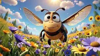 Benny Bee Goes Buzz Buzz | Animal Song for Kids | Fun Nursery Rhyme and Learning Song
