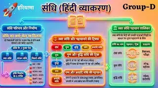 संधि Trick से याद करो 😱 | HSSC CET Group-D | हिंदी व्याकरण Master Class