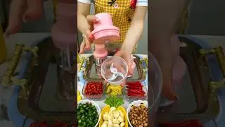 it's really convenient to have an electric garlic machine at home | Amazing home item 😱
