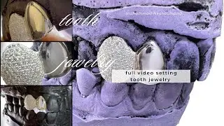HOW TO MAKE SINGLE CAP GRILLZ#stonesetter #gemstones #stonesetting #pavesetting #micropave
