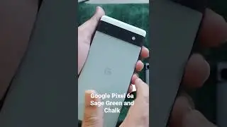 Google Pixel 6a - Sage Green & Chalk #pixel6a #google