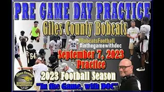 Giles County Bobcats Football Week 4 Pre Game Day Practice #bobcatsfootball #bobcats @ITisandiamIT