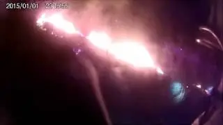 OSP Roztoki- Wyjazd alarmowy do pożaru trawy i akcja gaśnicza + strażacki chrzest [Helmet Cam]