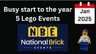Selling Lego at National Brick Events January 2025 Calendar