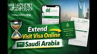 How to Renew Family Visit Visa Online in KSA (Easy Method)