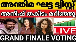 🔴LIVE: Voting Result Today 8 PM | Asianet Hotstar BiggBoss Malayalam Season 7 Latest Vote Result