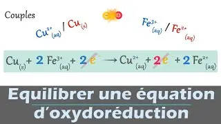 Oxydoréduction - 🧪 Équilibrer une équation d'oxydoréduction 
