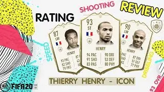 THIERRY HENRY Review 93 Ovr Icons FIFA 20