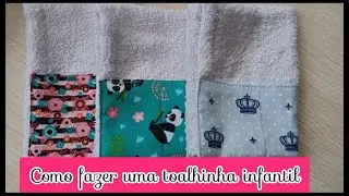 Toalhinha infantil mais fácil do mundo!!!