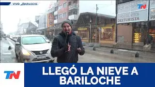 La nieve llegó a Bariloche y ya se disfruta a pleno