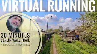 Virtual Run | 4k | Virtual Running Videos for Treadmill | Berlin | Berlin Wall Trail