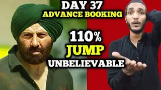 Gadar 2 Day 37 Final Advance Booking | Gadar 2 Day 37 Collection #gadar2