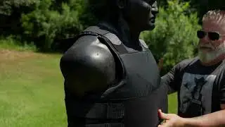 Испытание на дальность гибридного скрытого жилета Premier Body Armor