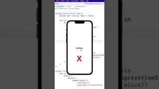 Loading animation using redacted modifier and ProgressView SwiftUI 