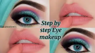 Eye makeup tutorial || kn creation's