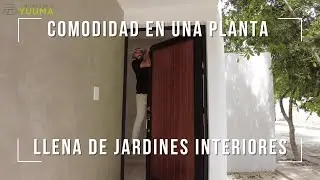 Muestra arquitectonica| Casa de una planta en esquina, en Cholul, Mérida (sin disponibilidad)